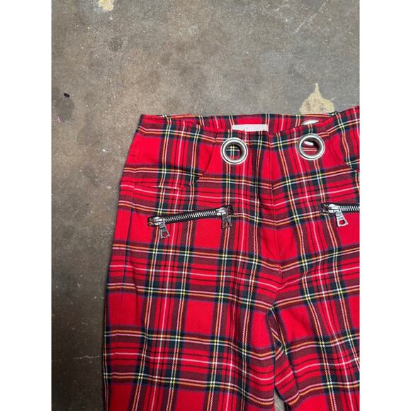 Miaou Pair of the “Morgan” Tartan Crop Flare Pants 25 - Picture 11 of 13